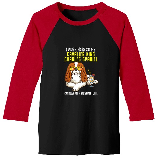 Cavalier Pet Funny Cavalier King Charles Spaniel Ruby Gifts Baseball Tees
