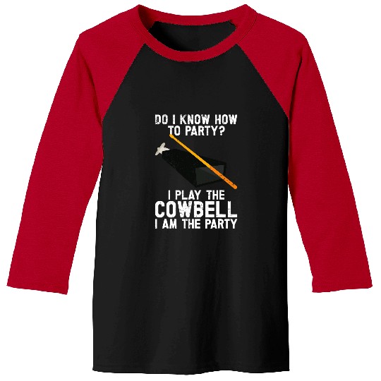 Funny Drummer Bell More Cowbell Vintage Funny Drummer Cowbell Funny 29 Baseball Tees