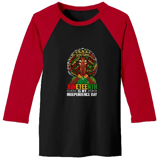 Juneteenth 1865 Black History American Pride Melanin African 3 Baseball Tees