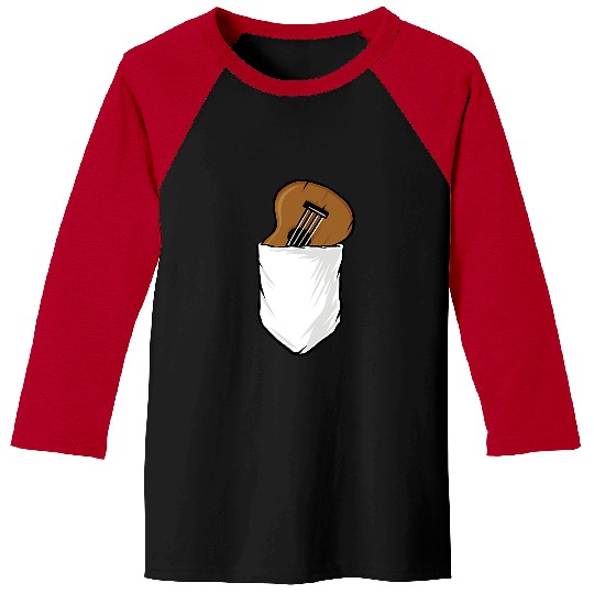 Funny Guitar Pocket Ukulele Funny Uke Guitar Hawaiian Ukulele Music Lover Guitarist Baseball Tees
