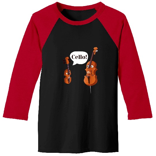 Funny Cellist Player Cellist Orchestra Musician Classical Music Baseball Tees