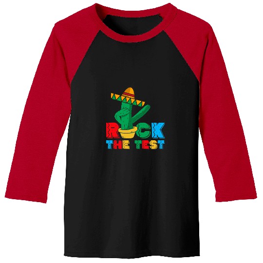 Test Day For Teacher Professor Educator Principal Test Exam 4 Baseball Tees