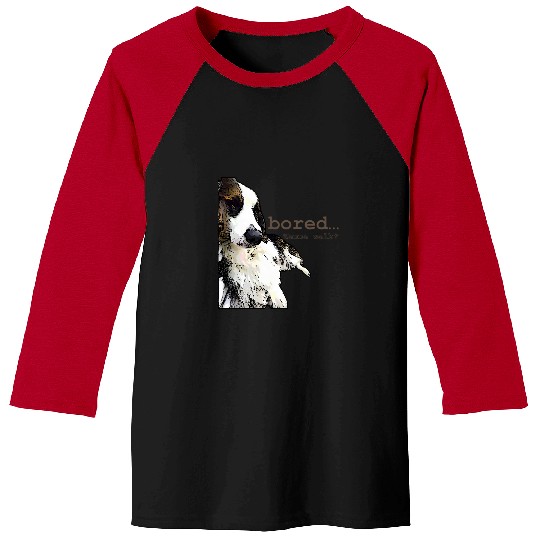 Corgi Pet Bored... wanna walk Corgi version Baseball Tees