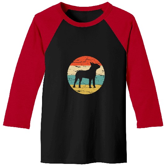Boston Terrier Pet Vintage Mom Dad Retro Baseball Tees