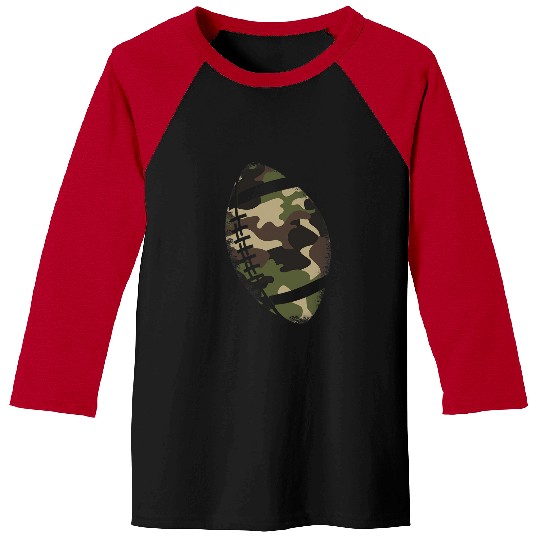Sport American Football Camouflage Gift College Team Coachs Camo Baseball Tees