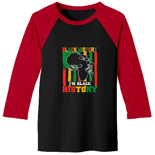Juneteenth Im Blackity Black African American Black History 2 Baseball Tees