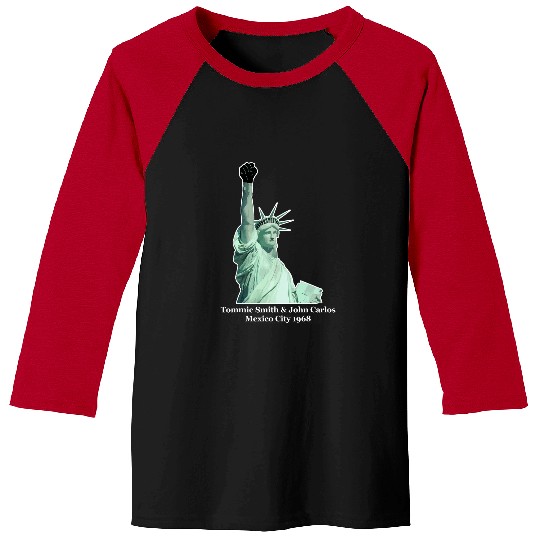 Black Power Salute Mexico City 1968 Baseball Tees