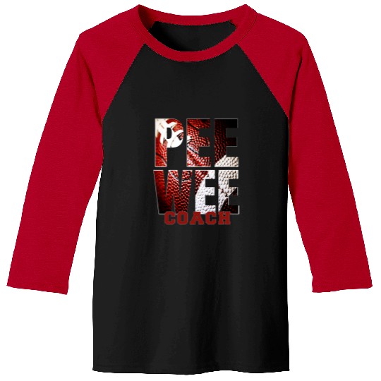 Sport American Football Pee Wee Football Coachs Gift Support Youth Athletic Sports Baseball Tees