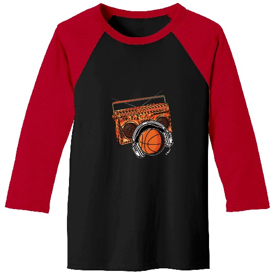 Sport Basketball Street Basketball One On One Player Hip Hop Dj Music Box Fun Baseball Tees