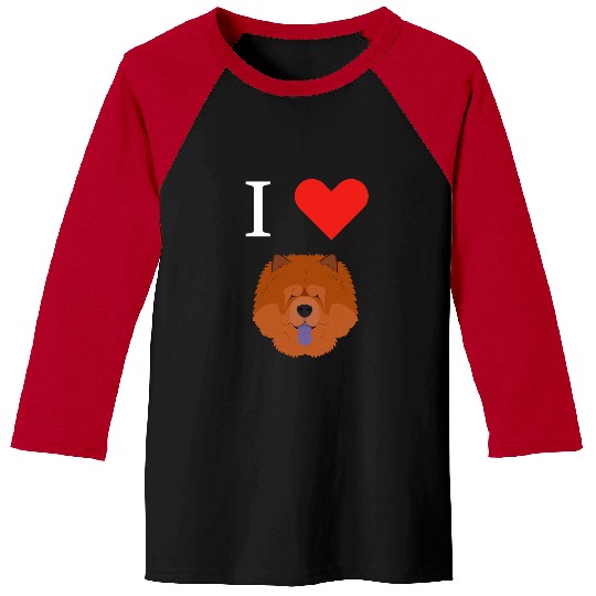 Chow Chow Pet I Love My Chow Chow Dog Lover Tees Baseball Tees