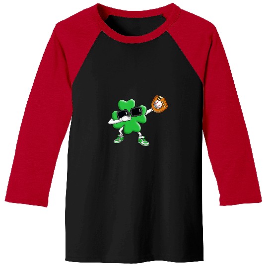 Sport Baseball Boy Saint Patricks Day Baseball Pitcher Batter Catcher Baseball Tees