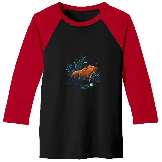 capybaras Mammal 38 Baseball Tees