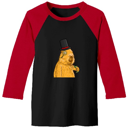 capybaras Mammal Rich capybaras funny Baseball Tees