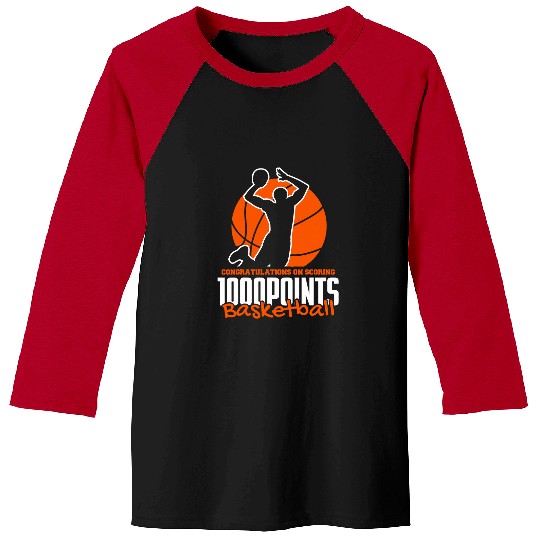 Sport Basketball 1000 Points Basketball Scorer High School Basketball Player 10 Baseball Tees
