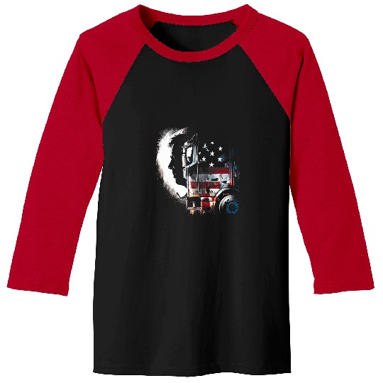 Funny trucker American Big Rigs Diesel Truck Driver 41 Baseball Tees