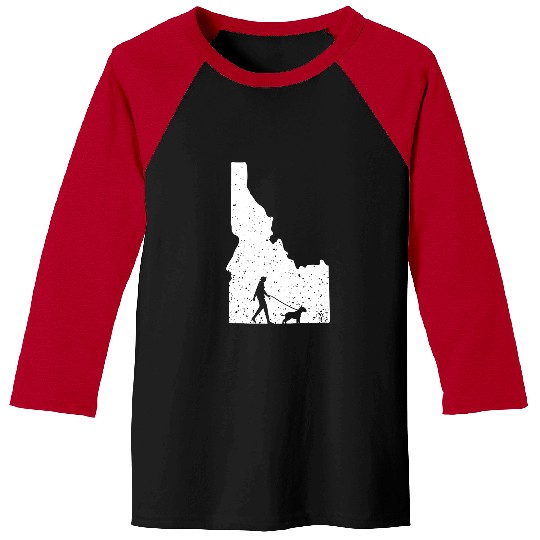 Basenji Pet Walking Idaho Dog Lover Baseball Tees
