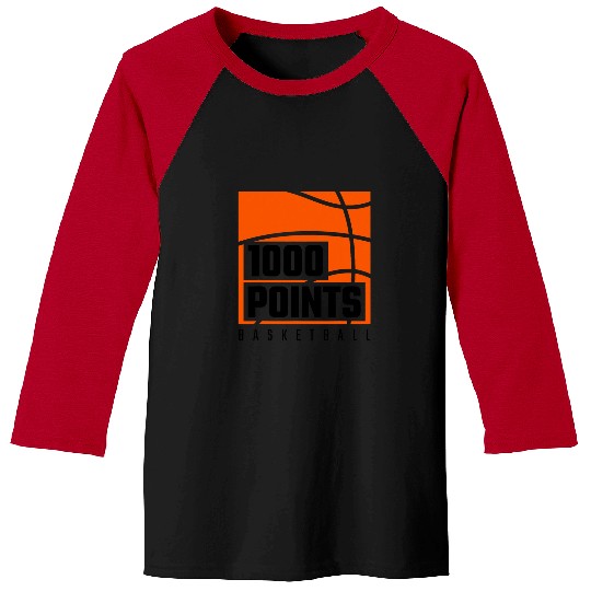 Sport Basketball 1000 Points Basketball Scorer High School Basketball Player 27 8 Baseball Tees