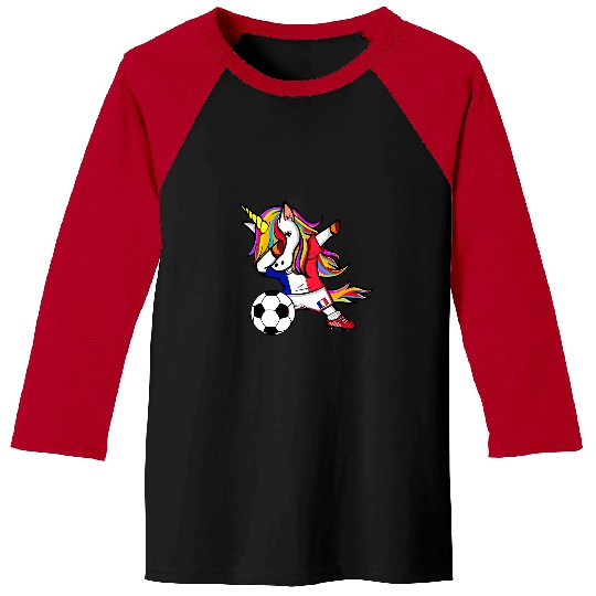 Sport Soccer Unicorns Dabbings Unicorns France Soccer Fans Jersey French Football Baseball Tees