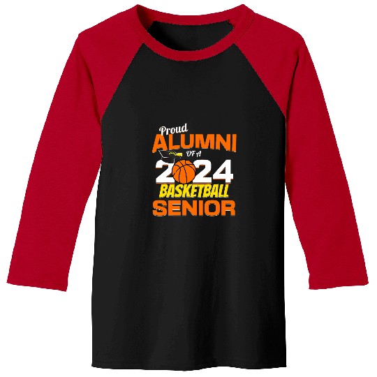 Sport Basketball Alumni of a 2024 Senior Basketball Senior Alumni 2024 Baseball Tees