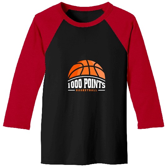 Sport Basketball 1000 Points Basketball Scorer High School Basketball Player 8 Baseball Tees