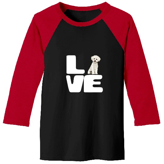 Bichon Pet Frise Jaime Mon Bichon Frise LAmour Love Baseball Tees