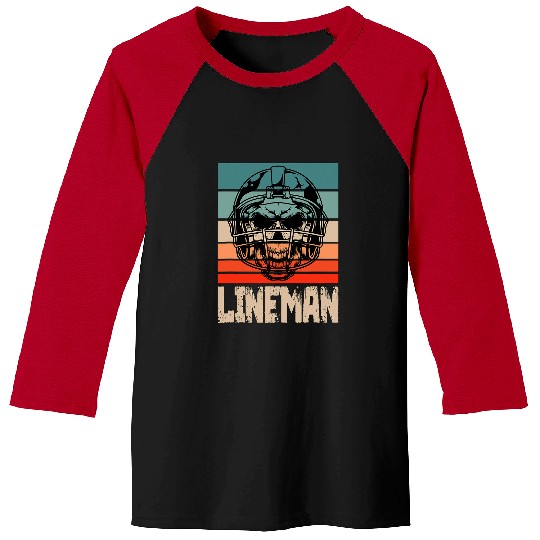 Sport American Football Lineman 1 Baseball Tees