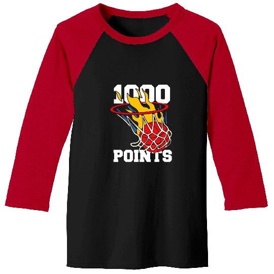 Sport Basketball 1000 Points Basketball Scorer High School Basketball Player 16 Baseball Tees