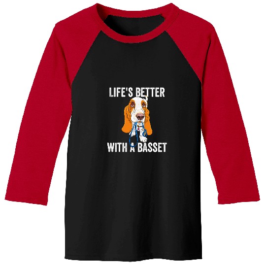 Basset Hound Pet 66 Baseball Tees
