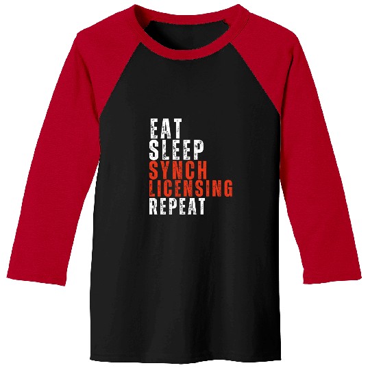 Funny Piano Sync Licensing Music Baby Grand Piano 21 Baseball Tees