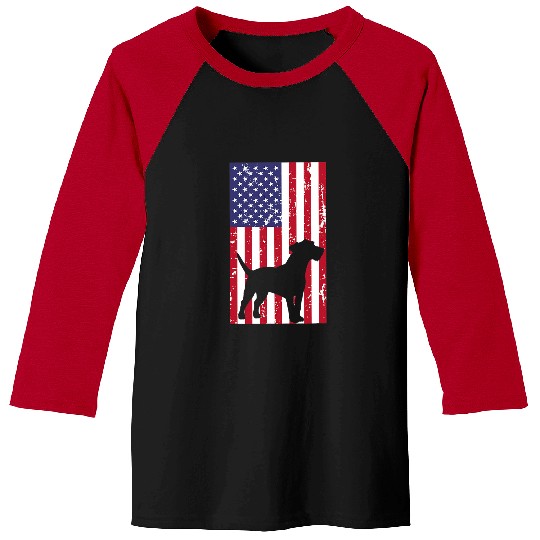 Jack Russell Pet Patriotic All American USA Flag Lovers 39 Baseball Tees