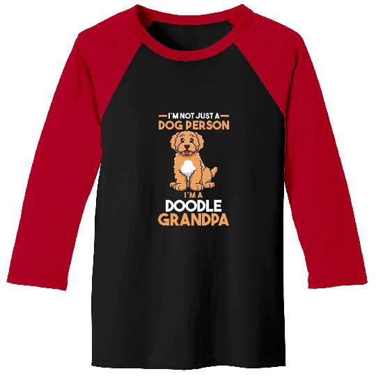 Labradoodle Pet Mens Dog Grandfather Labradoodle Grandpa Baseball Tees