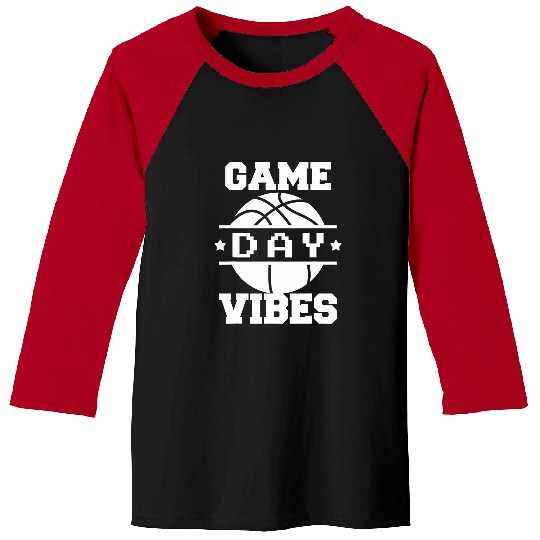 Sport Basketball Game Day Vibes Basketball Baller Coachs Sports Player 1 Baseball Tees