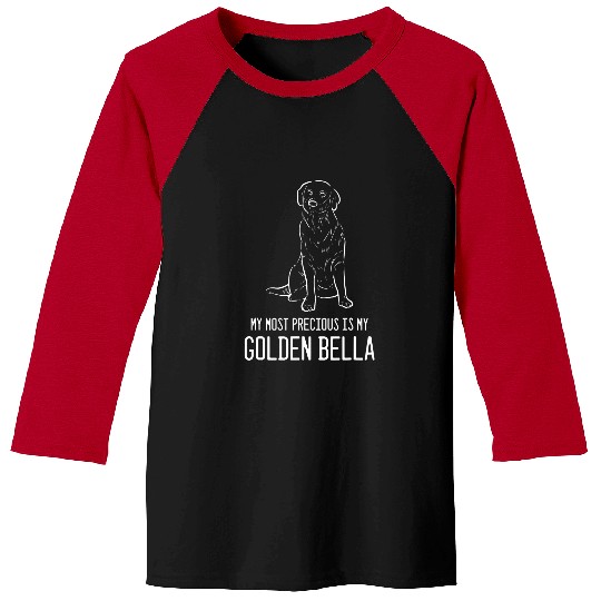 Golden Retriever Pet Bella Pet Person Baseball Tees