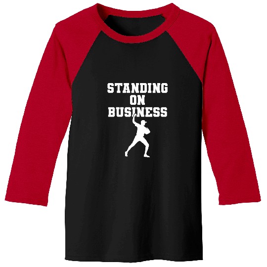 Sport Baseball Men Standing On Business Boys Baseball Team School 2 Baseball Tees
