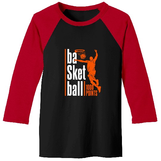 Sport Basketball 1000 Points Basketball Scorer High School Basketball Player 1 Baseball Tees