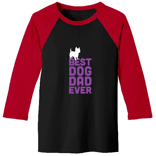 Cairn Terrier Pet Cairn Westie or Yorkshire Terrier bests Dog Dad Ever Baseball Tees