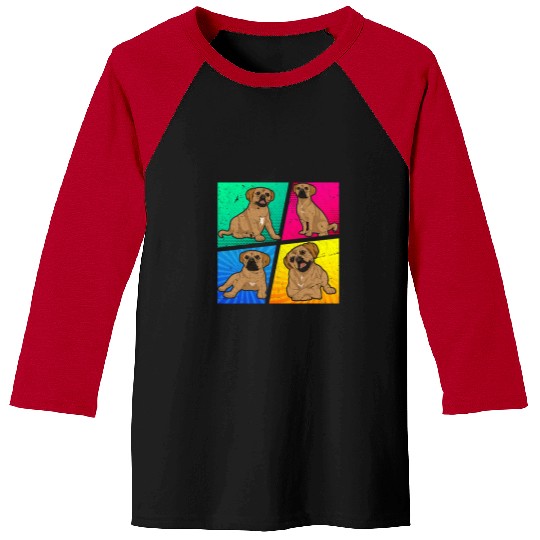 Pug Pet Dog Lover Dog Owner Animal Lover Pet Owner Pop Art Puggle Baseball Tees