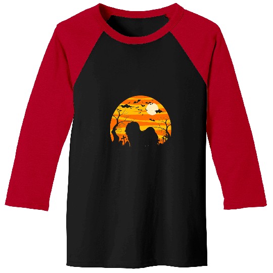 Havanese Pet Halloween Havanese Dog Jack O Lantern Pumpkin 140 Baseball Tees