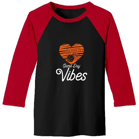 Sport Basketball Game Day Vibes Basketball Coachs Sports Baller Player Baseball Tees