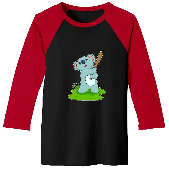 Sport Baseball Funny Bear Koala Baseball Baseball bat Sports Cute Bears Baseball Tees