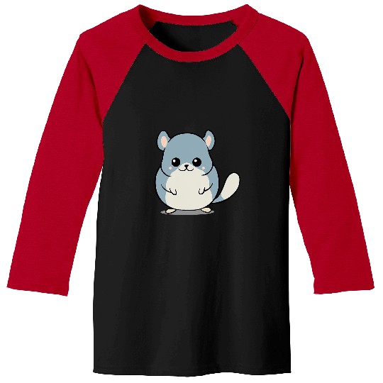 Chinchilla Mammal Chibi Kawaii Chinchilla Wildlife Rodent Animal Lover104 Baseball Tees