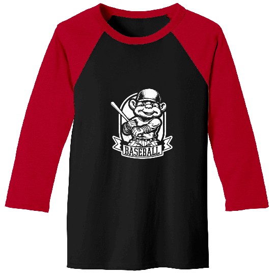 Sport Baseball monkey. Get ready for a swingin victory Baseball Tees