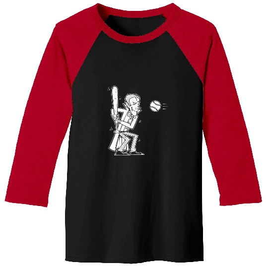 Sport Baseball Halloween Vampire Ready To Hit A Baseball Baseball Player Ha Baseball Tees