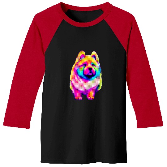 Chow Chow Pet Pastel Goth Colourful Kawaii Cute Baseball Tees