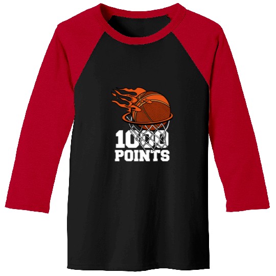 Sport Basketball 1000 Points Basketball Scorer High School Basketball Player 18 Baseball Tees