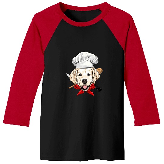 Golden Retriever Pet Chef Dog Cooking Baking Lover 455 Baseball Tees