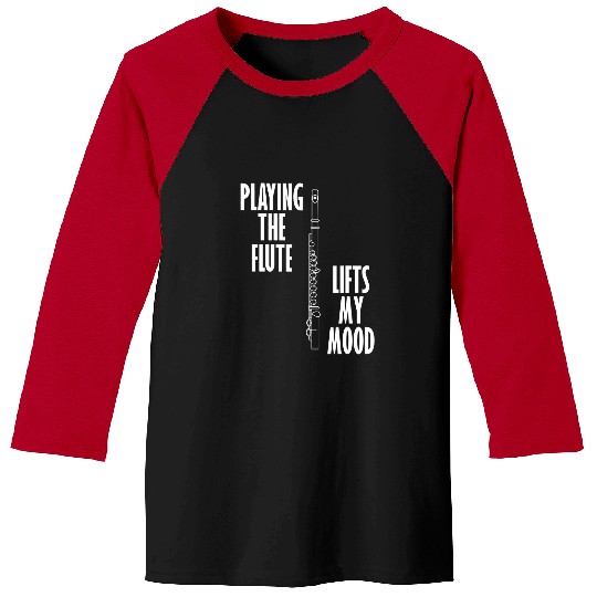 Funny Flute Flutist Funny Saying Orchestra Flute Player Musician Baseball Tees