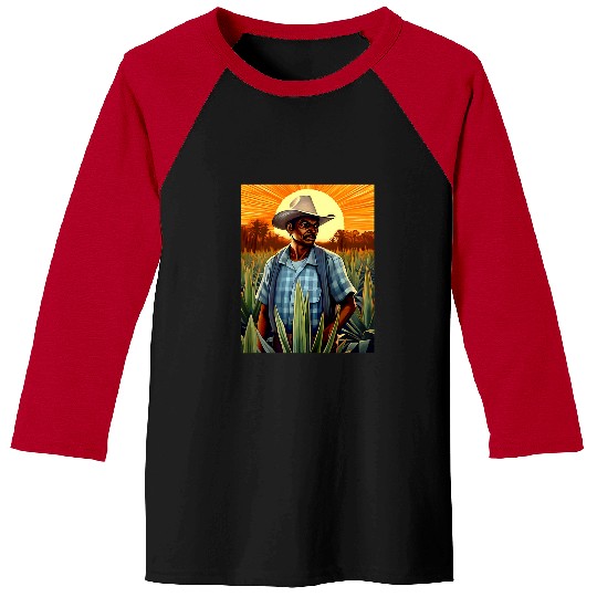 Agave Farmer Campesino Agave Plants Mexican Tequila Farm Baseball Tees