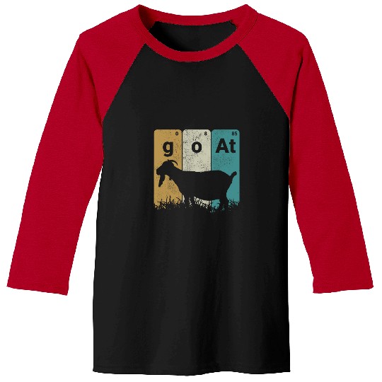 Goats Periodic Table Elements Goats Farmer Farming Baseball Tees