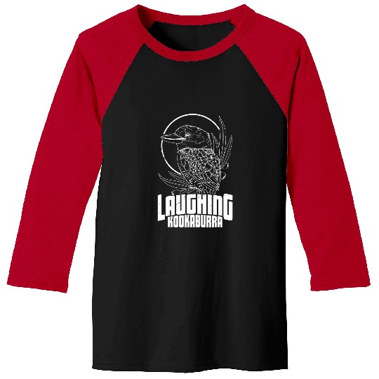 Laughing kookaburra Australia birdwatching biologist birding 21 Baseball Tees